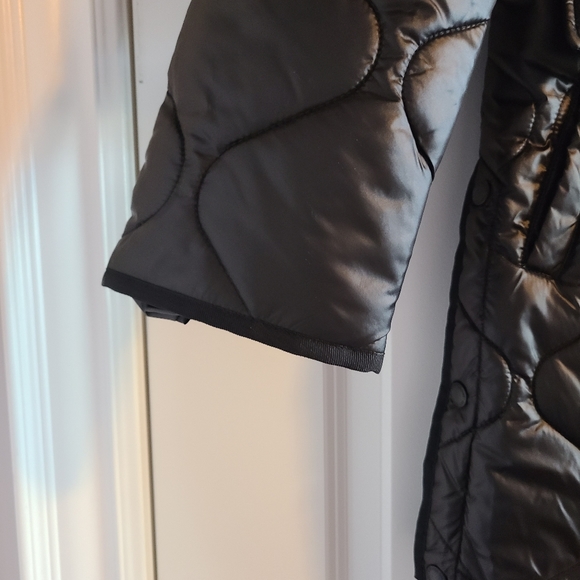 Sam Eldemen Black Quilted Jacket Size Small - Picture 7 of 10